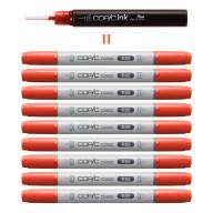 Copic Ink спиртовые чернила для маркеров 12 мл поштучно купить - Чернила Copic Ink 12 мл для заправки спиртовых маркеров купить в официальном магазине Copic.Club с доставкой
