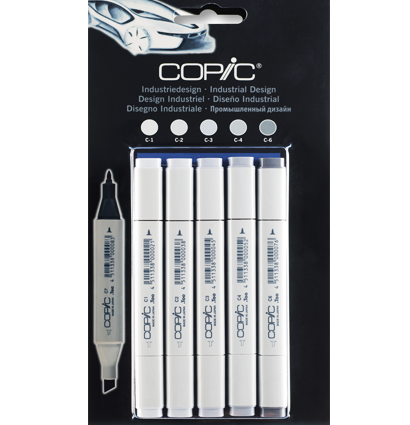 Copic Classic 5 Industrial Design набор маркеров в блистере "Промышленный Дизайн" Copic Classic 5 Industrial Design набор маркеров в блистере "Промышленный Дизайн"
