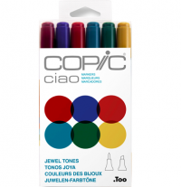 Copic Ciao 6 Jewel Tones набор маркеров "Драгоценные камни"