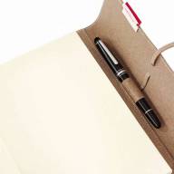 Блокнот SenseBook Flap L с кожаной обложкой линейка А4 80 гм - Блокнот SenseBook Flap с кожаной обложкой линейка 20.5 x 28.5 см / 80 гм купить в магазине Copic.Club с доставкой по всему миру